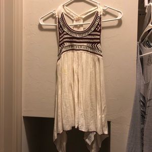 🚫 *SOLD* 🚫 White Hollister Tank Top